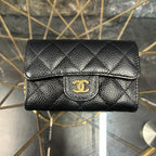 CHANEL シャネル マトラッセ コインケース カードケース 財布 ココマーク キャビアスキン ブラック ゴールド金具 31513960 31番台 ファッション雑貨 小物 ★ギャラ付★ ★良品★