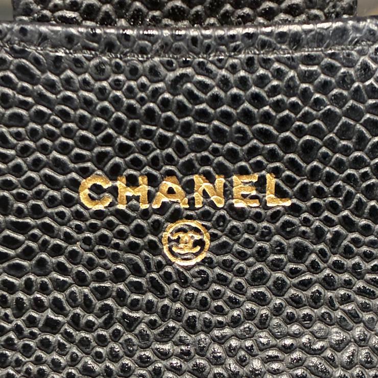 CHANEL シャネル マトラッセ コインケース カードケース 財布 ココマーク キャビアスキン ブラック ゴールド金具 31513960 31番台 ファッション雑貨 小物 ★ギャラ付★ ★良品★