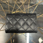 CHANEL シャネル マトラッセ コインケース カードケース 財布 ココマーク キャビアスキン ブラック ゴールド金具 31513960 31番台 ファッション雑貨 小物 ★ギャラ付★ ★良品★