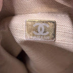 CHANEL シャネル カーフスキン ショッピングバッグ ブラウン トート ハンド バッグ ランダムプレート ★良品★