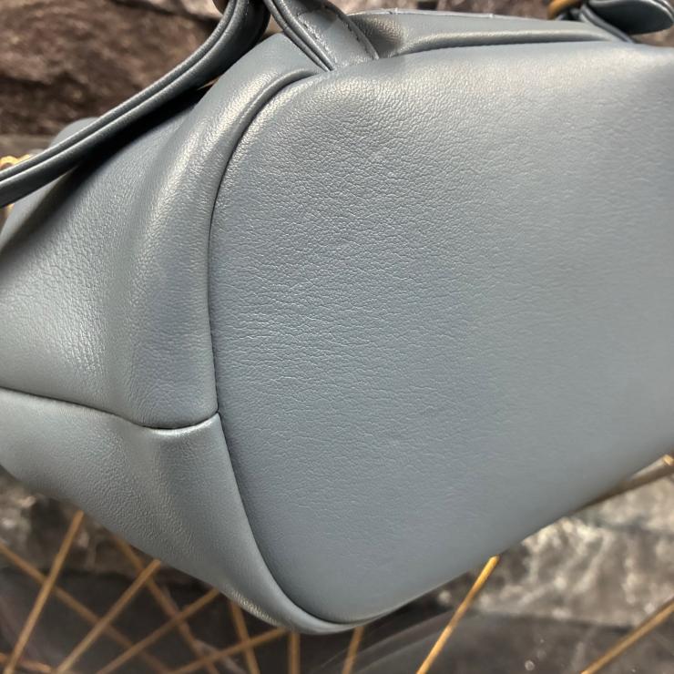 CHANEL シャネル マトラッセ ラムスキン リュックサック バックパック AS4493 ブルー ゴールド金具 ランダムプレート ★良品★