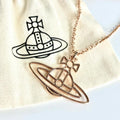 Vivienne Westwood ヴィヴィアンウエストウッド フラットオーブ ロングネックレス ピンクゴールド アクセサリー ★袋付★ ★美品★