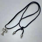 CHROME HEARTS クロムハーツ CHクロス ペンダント ネックレス レザーブレイド ボロチップ アクセサリー シルバー Silver 925 ★人気高騰中★