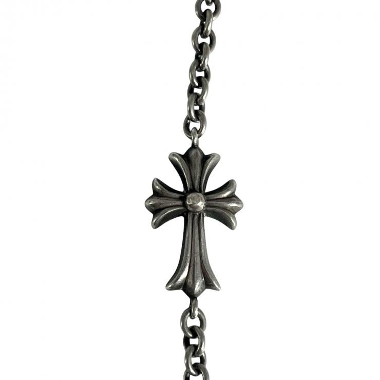CHROME HEARTS クロムハーツ CHAIN TINY CH CRS タイニーCHクロスチェーン ブレスレット アクセサリー シルバー 925 ★人気高騰中★