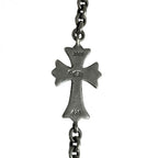 CHROME HEARTS クロムハーツ CHAIN TINY CH CRS タイニーCHクロスチェーン ブレスレット アクセサリー シルバー 925 ★人気高騰中★