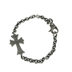 CHROME HEARTS クロムハーツ CHAIN TINY CH CRS タイニーCHクロスチェーン ブレスレット アクセサリー シルバー 925 ★人気高騰中★