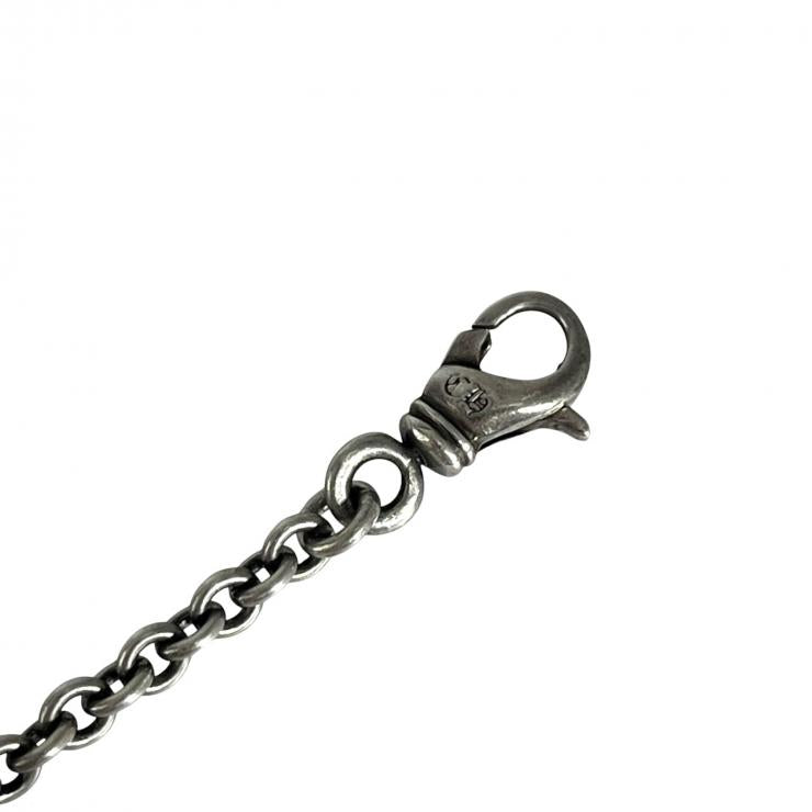 CHROME HEARTS クロムハーツ CHAIN TINY CH CRS タイニーCHクロスチェーン ブレスレット アクセサリー シルバー 925 ★人気高騰中★