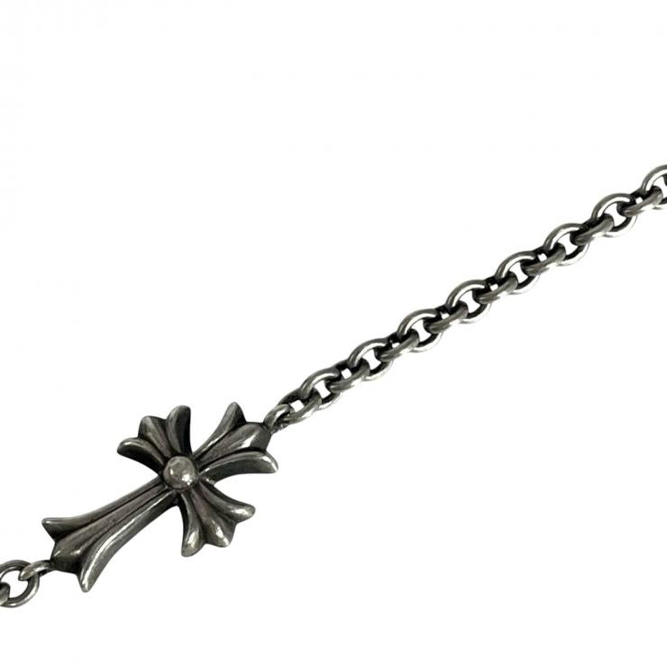 CHROME HEARTS クロムハーツ CHAIN TINY CH CRS タイニーCHクロスチェーン ブレスレット アクセサリー シルバー 925 ★人気高騰中★