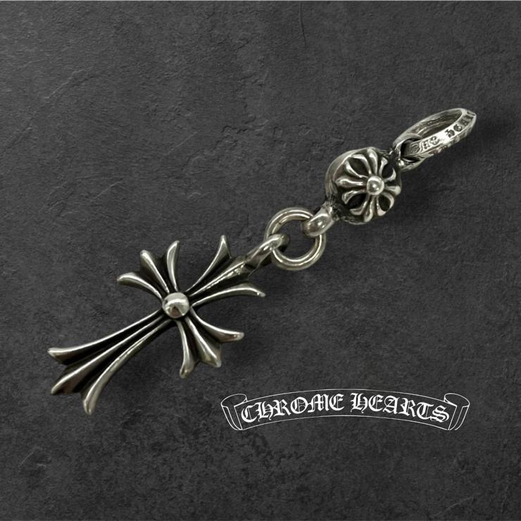 CHROME HEARTS クロムハーツ 1B TNY CH CRS 1ボール タイニー CHクロス チャーム ペンダントトップ シルバー 925 ★人気高騰中★