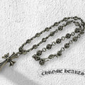 CHROME HEARTS クロムハーツ CRSBL CHN SML CH CRS 20inch 20インチ クロスボールチェーン スモールCHクロス ネックレス シルバー 925 ★人気高騰中★