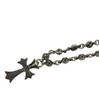 CHROME HEARTS クロムハーツ CRSBL CHN SML CH CRS 20inch 20インチ クロスボールチェーン スモールCHクロス ネックレス シルバー 925 ★人気高騰中★