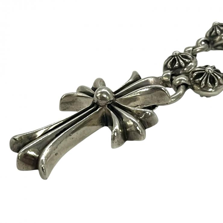 CHROME HEARTS クロムハーツ CRSBL CHN SML CH CRS 20inch 20インチ クロスボールチェーン スモールCHクロス ネックレス シルバー 925 ★人気高騰中★