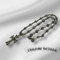 CHROME HEARTS クロムハーツ CRSBL CHN SML CH CRS 20inch 20インチ クロスボールチェーン スモールCHクロス ネックレス シルバー 925 ★人気高騰中★