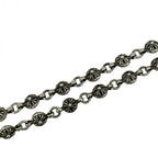CHROME HEARTS クロムハーツ CRSBL CHN SML CH CRS 20inch 20インチ クロスボールチェーン スモールCHクロス ネックレス シルバー 925 ★人気高騰中★