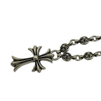 CHROME HEARTS クロムハーツ CRSBL CHN SML CH CRS 20inch 20インチ クロスボールチェーン スモールCHクロス ネックレス シルバー 925 ★人気高騰中★