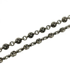 CHROME HEARTS クロムハーツ CRSBL CHN SML CH CRS 20inch 20インチ クロスボールチェーン スモールCHクロス ネックレス シルバー 925 ★人気高騰中★