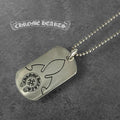 CHROME HEART クロムハーツ D TAG LRG ラージドッグタグ フレアニー ネックレス アクセサリー シルバー 925 ★希少品★