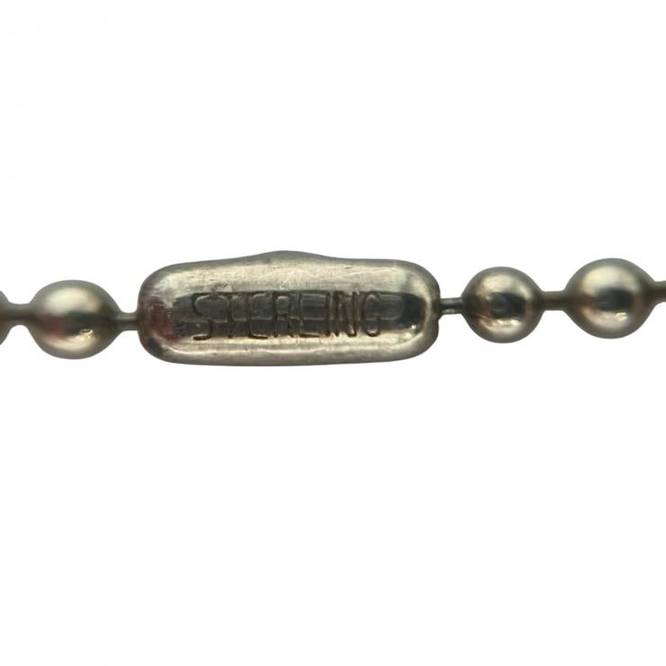 CHROME HEART クロムハーツ D TAG LRG ラージドッグタグ フレアニー ネックレス アクセサリー シルバー 925 ★希少品★
