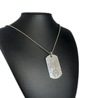 CHROME HEART クロムハーツ D TAG LRG ラージドッグタグ フレアニー ネックレス アクセサリー シルバー 925 ★希少品★