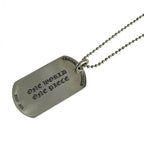 CHROME HEART クロムハーツ D TAG LRG ラージドッグタグ フレアニー ネックレス アクセサリー シルバー 925 ★希少品★
