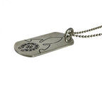CHROME HEART クロムハーツ D TAG LRG ラージドッグタグ フレアニー ネックレス アクセサリー シルバー 925 ★希少品★