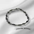 CHROME HEARTS クロムハーツ タイニーE CHプラス 13リンク ブレスレット アクセサリー シルバー 925 ★美品★