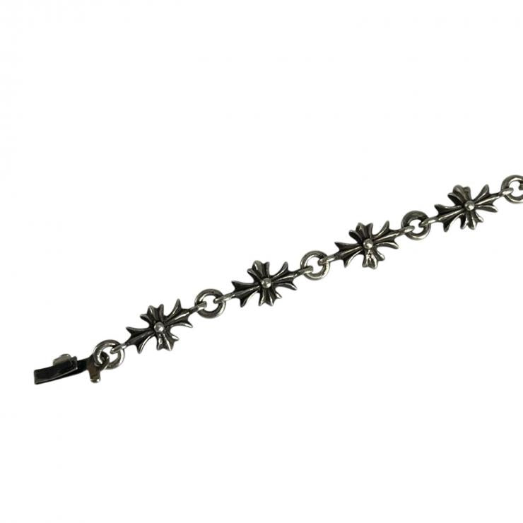 CHROME HEARTS クロムハーツ タイニーE CHプラス 13リンク ブレスレット アクセサリー シルバー 925 ★美品★