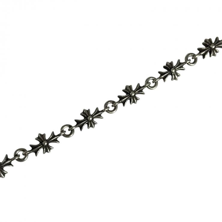 CHROME HEARTS クロムハーツ タイニーE CHプラス 13リンク ブレスレット アクセサリー シルバー 925 ★美品★