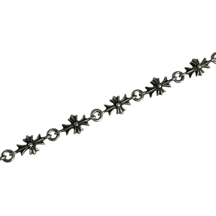 CHROME HEARTS クロムハーツ タイニーE CHプラス 13リンク ブレスレット アクセサリー シルバー 925 ★美品★