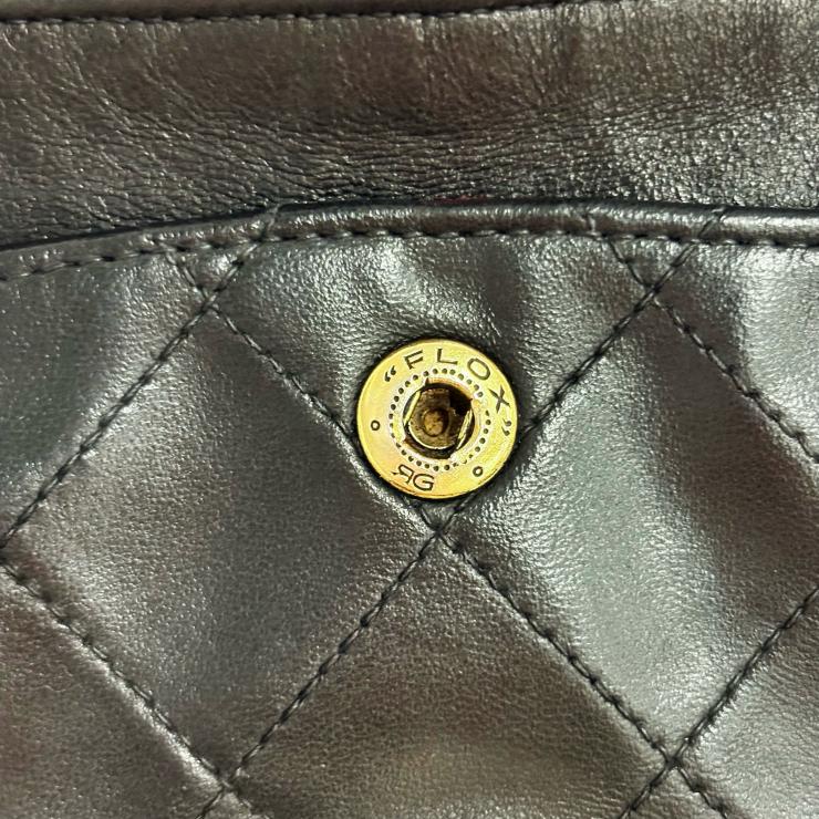 CHANEL シャネル マトラッセ23 スモール ラムスキン ダブルフラップ チェーンバッグ ブラック ★美品★