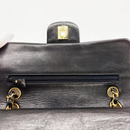 CHANEL シャネル マトラッセ23 スモール ラムスキン ダブルフラップ チェーンバッグ ブラック ★美品★