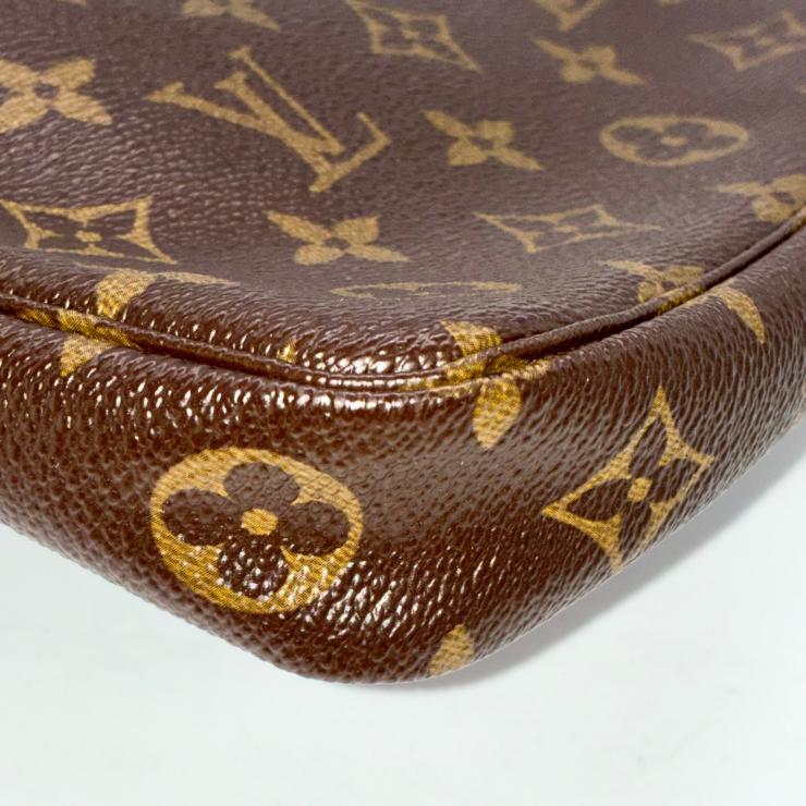 LOUIS VUITTON ルイ・ヴィトン 村上隆 モノグラム チェリー ポシェット アクセソワール M95008 ハンドバッグ ブラウン