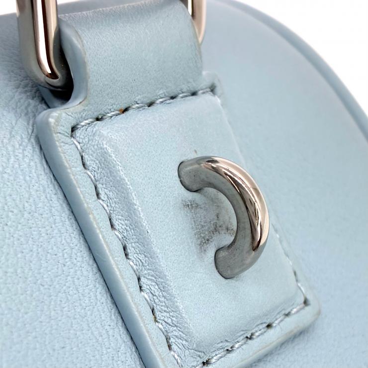 LOEWE ロエベ アマソナ 16 スクエア レザー 2WAY ショルダー ハンド バッグ ブルー ★良品★ ★付属品付★