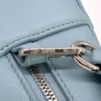 LOEWE ロエベ アマソナ 16 スクエア レザー 2WAY ショルダー ハンド バッグ ブルー ★良品★ ★付属品付★