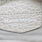 Maison Margiela メゾン マルジェラ 5AC マイクロ レザー キャンバス 2WAY ショルダー ハンド バッグ ホワイト RFID反応有 ★良品★ ★袋付★