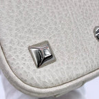 Maison Margiela メゾン マルジェラ 5AC マイクロ レザー キャンバス 2WAY ショルダー ハンド バッグ ホワイト RFID反応有 ★良品★ ★袋付★
