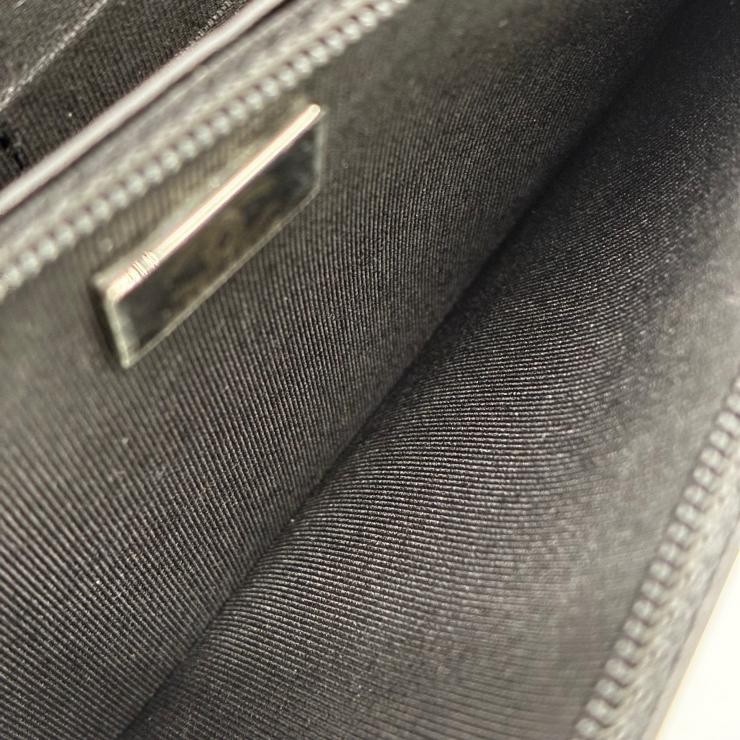 CHANEL シャネル 2.55 リイシュー チェーンウォレット ショルダーバッグ マトラッセ カーフスキン ブラック金具 ランダムプレート ★美品★ ★箱付★
