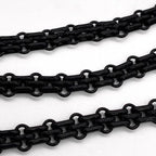 CHANEL シャネル 2.55 リイシュー チェーンウォレット ショルダーバッグ マトラッセ カーフスキン ブラック金具 ランダムプレート ★美品★ ★箱付★