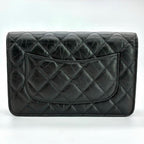 CHANEL シャネル 2.55 リイシュー チェーンウォレット ショルダーバッグ マトラッセ カーフスキン ブラック金具 ランダムプレート ★美品★ ★箱付★