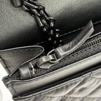 CHANEL シャネル 2.55 リイシュー チェーンウォレット ショルダーバッグ マトラッセ カーフスキン ブラック金具 ランダムプレート ★美品★ ★箱付★