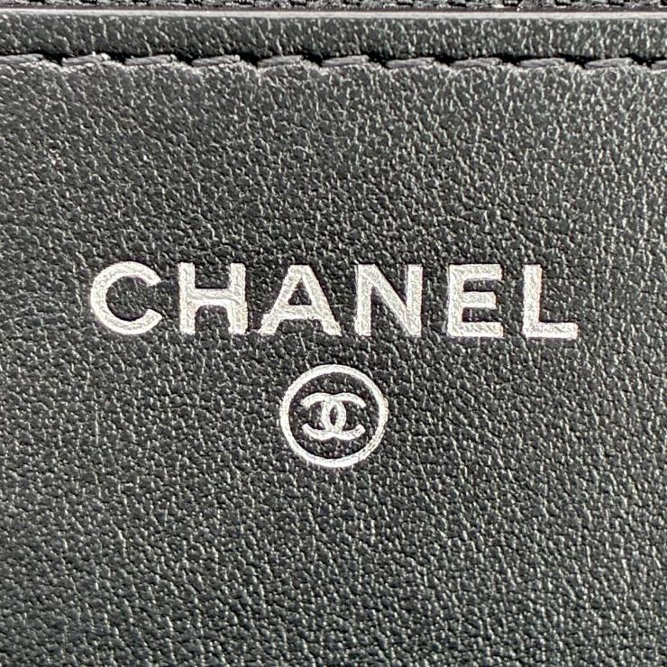 CHANEL シャネル 2.55 リイシュー チェーンウォレット ショルダーバッグ マトラッセ カーフスキン ブラック金具 ランダムプレート ★美品★ ★箱付★