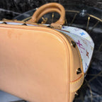 LOUIS VUITTON ルイ ヴィトン アルマ M92647 モノグラム マルチカラー ブロン ホワイト ハンドバッグ ★良品★