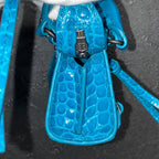 BALENCIAGA バレンシアガ ネオ クラシック シティ ナノ 2WAY ショルダー ハンド バッグ ブルー ★美品★ ★袋付★