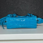 BALENCIAGA バレンシアガ ネオ クラシック シティ ナノ 2WAY ショルダー ハンド バッグ ブルー ★美品★ ★袋付★