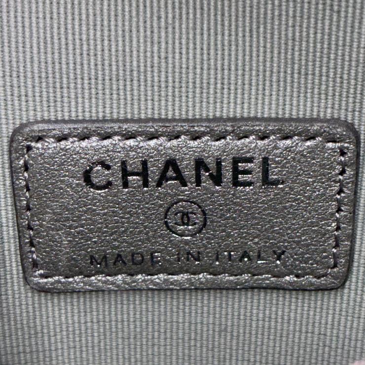 CHANEL シャネル マトラッセ メタリックラムスキン ハートシェイプ チェーンショルダーバッグ シルバー ランダムシール シルバー金具 ★希少★ ★美品★