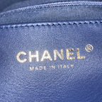 CHANEL シャネル マトラッセ ラムスキン リュックサック バックパック AS4342 ネイビー ゴールド金具 ランダムプレート ★美品★ ★袋付★