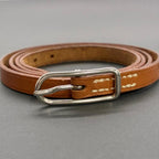HERMES エルメス アピ1 レザー 4連 ブレスレット アクセサリー ブラウン シルバー金具 ★箱付★ ★良品★