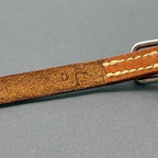 HERMES エルメス アピ1 レザー 4連 ブレスレット アクセサリー ブラウン シルバー金具 ★箱付★ ★良品★