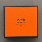 HERMES エルメス アピ1 レザー 4連 ブレスレット アクセサリー ブラウン シルバー金具 ★箱付★ ★良品★