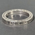CHROME HEARTS クロムハーツ スペーサーリング 3mm 20号 指輪 リング アクセサリー シルバー Silver 925 ★ギャラ付★ ★人気高騰中★